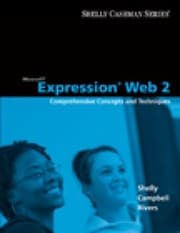 Tapa de Microsoft Expression Web 2 Comprehensive Concepts And Techniques