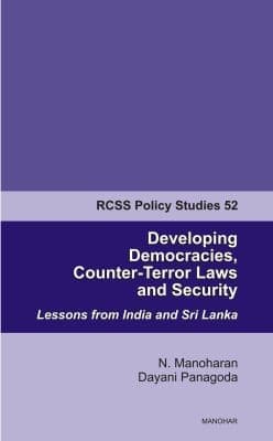 Tapa de Developing Democracies Counterteror Laws And Security Lessons From India And Sri Lanka