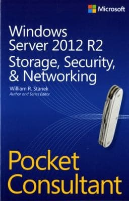 Tapa de Windows Server 2012 R2 Storage Security Networking Pocket Consultant