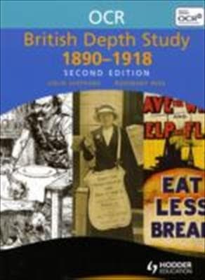 Tapa de Ocr British Depth Study 18901918