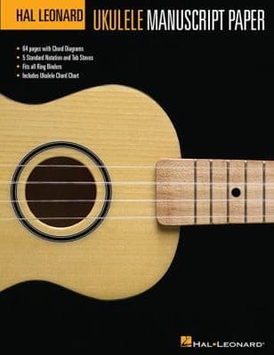 Tapa de Hal Leonard Ukulele Manuscript Paper