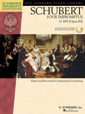 Tapa de Four Impromptus D 899 Opus 90