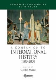 Tapa de A Companion To International History 19002001