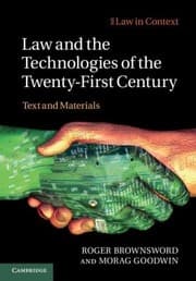 Tapa de Law And The Technologies Of The Twentyfirst Century Text And Materials
