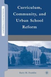 Tapa de Curriculum Community And Urban School Reform