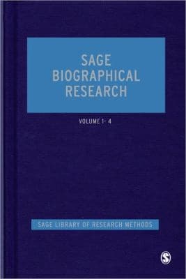 Tapa de Sage Biographical Research