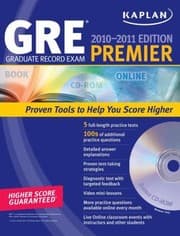 Tapa de Gre Graduate Record Exam Premier