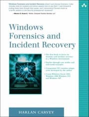 Tapa de Windows Forensics And Incident Recovery Covers Windows Server 2003 Windows 2000 Windows Nt And Windows Xp