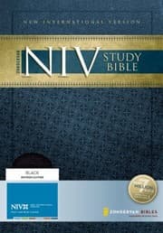 Tapa de Zondervan Study BibleNIV