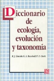 Tapa de Diccionario De Ecologa Evolucin Y Taxonoma Rj Lincoln Ga Boxshall Pf Clark