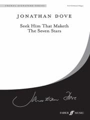Tapa de Seek Him That Maketh The Seven Stars Satb Divorgan