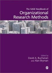 Tapa de The Sage Handbook Of Organizational Research Methods