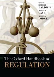 Tapa de The Oxford Handbook Of Regulation