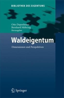Tapa de Waldeigentum Dimensionen Und Perpektiven