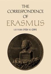 Tapa de The Correspondence Of Erasmus Letters 19262081