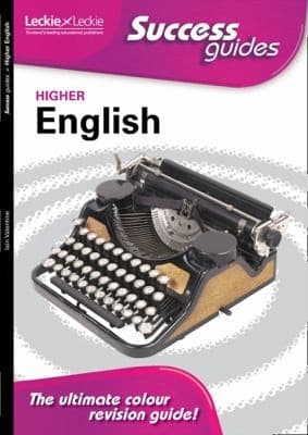 Tapa de Higher English Success Guide