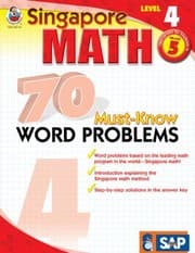 Tapa de Singapore Math 70 Mustknow Word Problems
