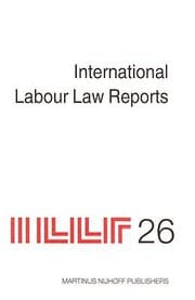 Tapa de International Labour Law Reports V26