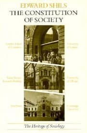 Tapa de The Constitution Of Society With A New Introduction By The Author