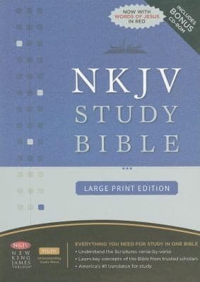 Tapa de Study Bible New King James Version