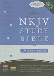 Tapa de Study Bible New King James Version