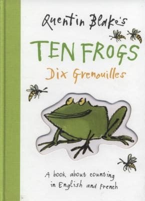 Tapa de Quentin Blakes Ten Frogs Dix Grenouilles