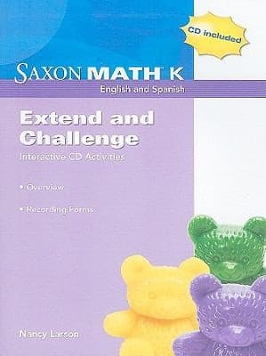 Tapa de Saxon Math K Teachers Manual
