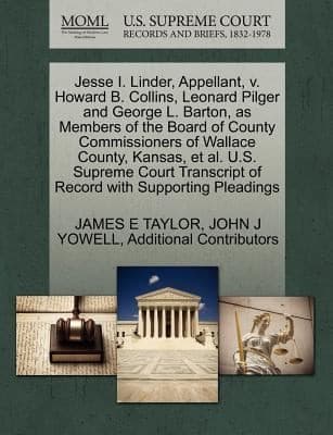 Tapa de Jesse I Linder Appellant
