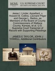 Tapa de Jesse I Linder Appellant
