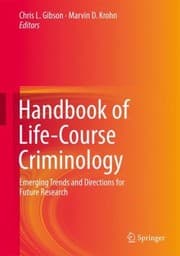 Tapa de Handbook Of Lifecourse Criminology Emerging Trends And Directions For Future Research