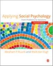 Tapa de Applying Social Psychology From Problems To Solutions