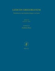 Tapa de Lexicon Gregorianum