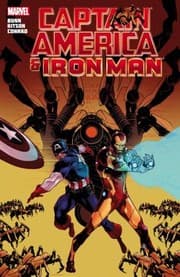 Tapa de Captain America Iron Man