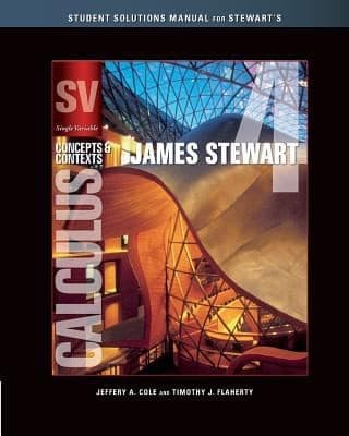 Tapa de Student Solutions Manual Chapters 18 for Stewarts Single Variable Calculus