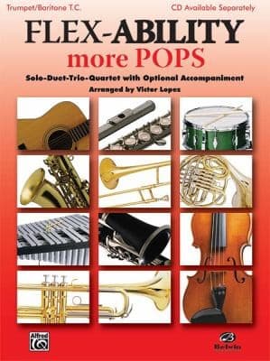 Tapa de Flexability More Pops Soloduettrioquartet With Optional Accompaniment Trumpetbaritone Tc