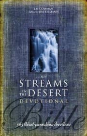 Tapa de Streams In The Desert Bible New International Version 365 Thirstquenching Devotions