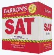 Tapa de Barrons Sat Flash Cards