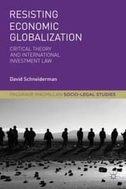 Tapa de Resisting Economic Globalization Critical Theory And International Investment Law