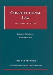 Tapa de Constitutional Law 2010 Supplement