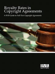Tapa de Royalty Rates In Copyright Agreements A Bvr Guide To Full Text Copyright Agreements