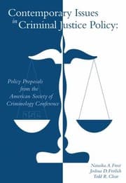 Tapa de Contemporary Issues In Criminal Justice Policy Policy Proposals From The American Society Of Criminology Conference
