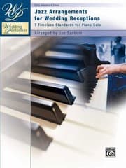 Tapa de Jazz Arrangements For Wedding Receptions 7 Timeless Standards For Piano Solo