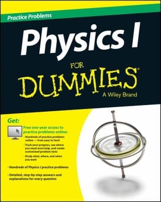 Tapa de 1001 Physics Practice Problems For Dummies