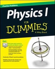 Tapa de 1001 Physics Practice Problems For Dummies
