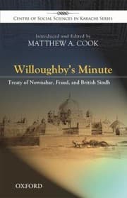 Tapa de Willoughbys Minute Treaty Of Nownahar Fraud And British Sindh