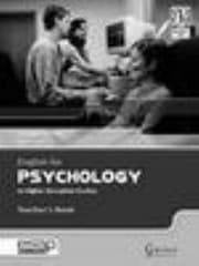 Tapa de English For Psychology In Higher Education Studies Jane Short