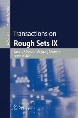 Tapa de Transactions On Rough Sets Ix
