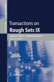 Tapa de Transactions On Rough Sets Ix