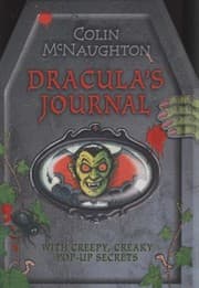 Tapa de Draculas Journal With Creepy Creaky Popup Secrets