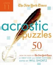 Tapa de The New York Times Acrostic Puzzles 50 Challenging Acrostics From The Pages Of The New York Times